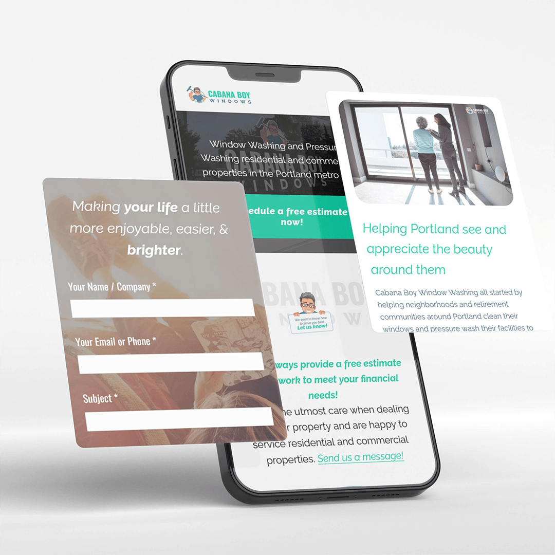 Ver Sitio Web Cliente  - Cabana Boy Windows